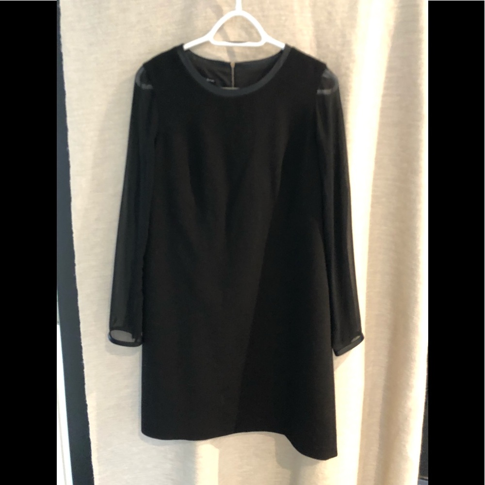 Judith and Charles dress, sheer sleeves 8